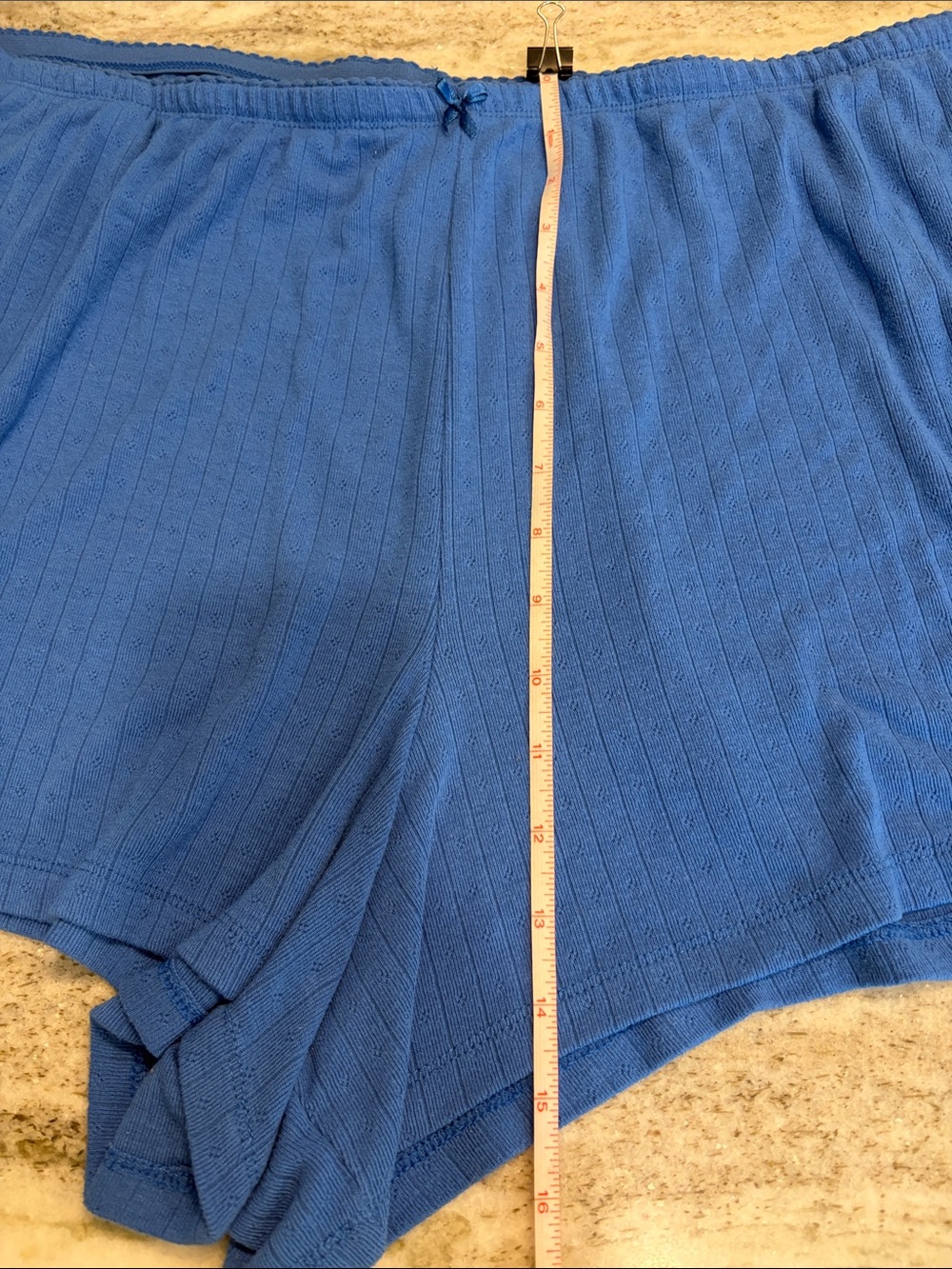 Auden Blue Pajama Tank Top and Shorts Set Size 1X - Picture 14 of 16